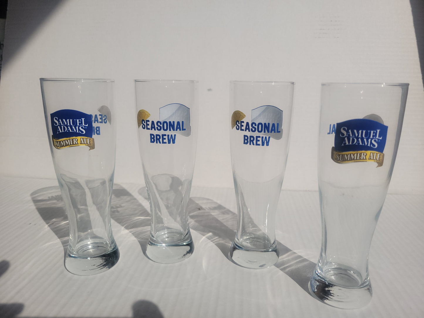Samuel Adams Summer Ale Glasses