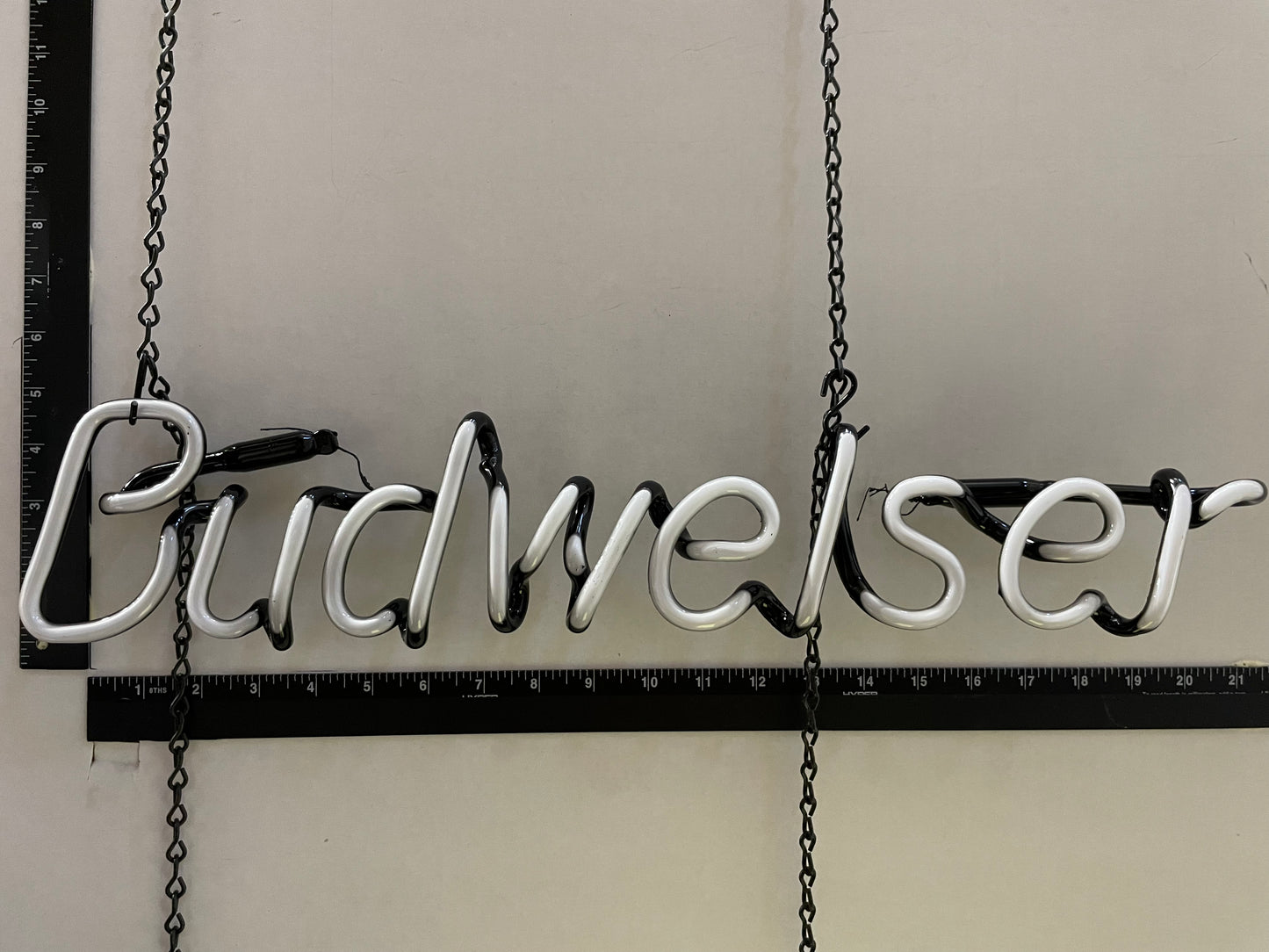 Budp24 Canted Budweiser neon sign replacement for numerous Budweiser neon signs