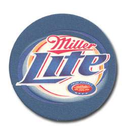 Miller Lite Blue Coasters (New Logo) #695
