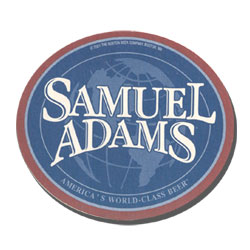 Sam adams beer coaster