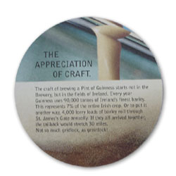 Guinness Craft Coasters #1049