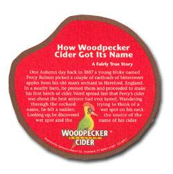 Woodpecker beer coaster