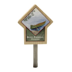 Blue Paddle Pilsner Tap Handle