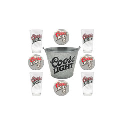 Coors Light Bucket Set