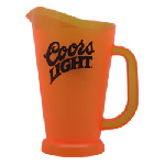 Coors Light Orange Pitcher Plastic