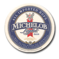 Michelob Light New Coasters