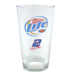 MILLER SOFT CROSS 16 OZ. PINT GLASS