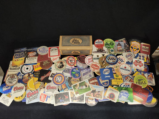100 Assorted beer Coasters