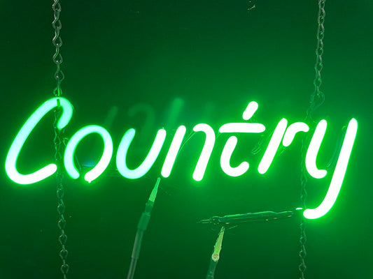 Budp12 country neon sign replacement for Budweiser country rope neon sign and Budweiser country hat neon sign
