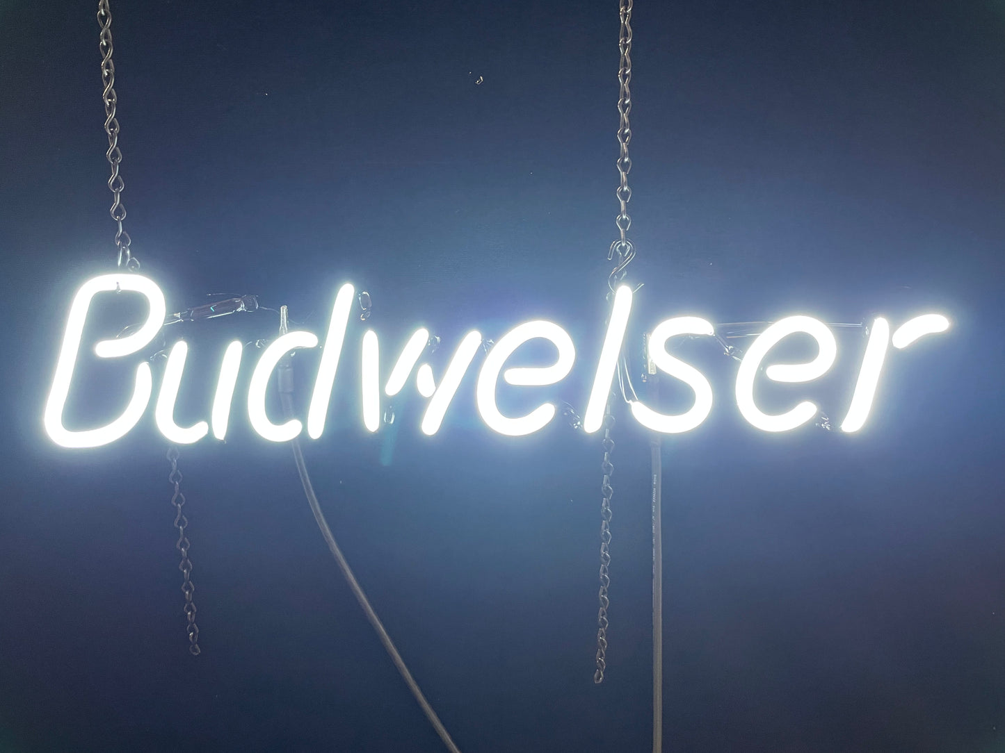 Budp24 Canted Budweiser neon sign replacement for numerous Budweiser neon signs