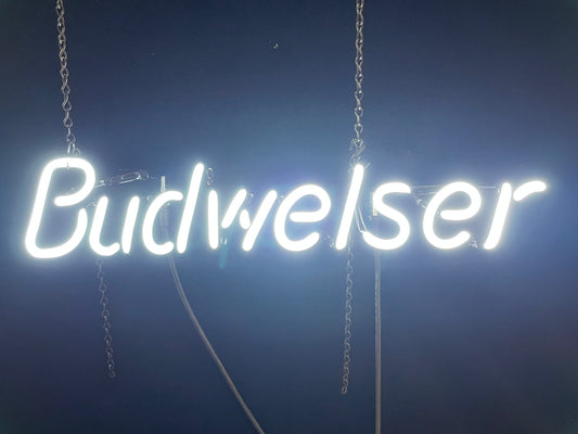 Budp24 Canted Budweiser neon sign replacement for numerous Budweiser neon signs