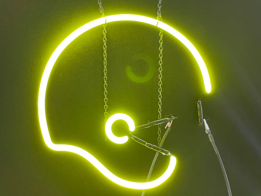 Budp28 helmet neon sign replacement for bud helmet neon sign