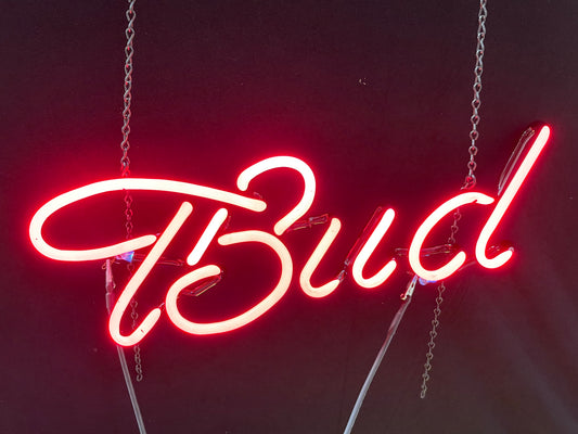 Budp1 Bud for Budweiser classic 4 foot neon sign
