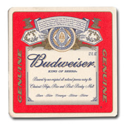 Budweiser Label Coaster #759