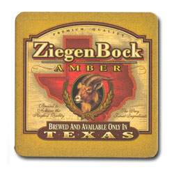 ZieganBock beer coaster