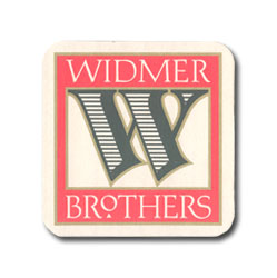 Widmer beer coaster