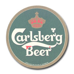 Carlsberg beer coaster