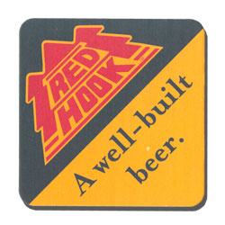 red hook micro beer coaster